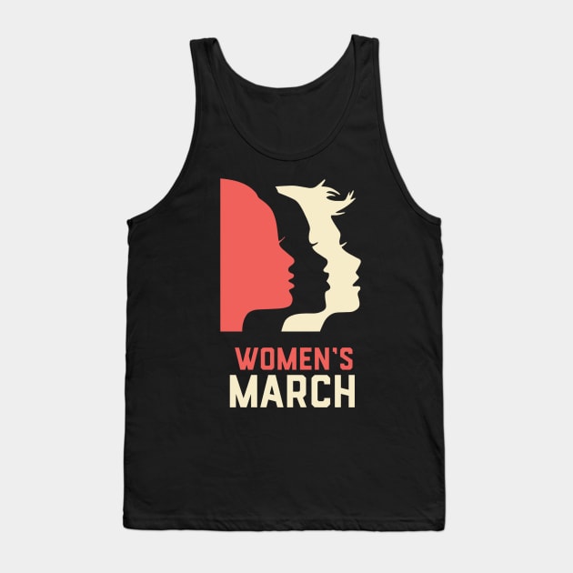 March Women January 2018 Tank Top by DarlingShirt